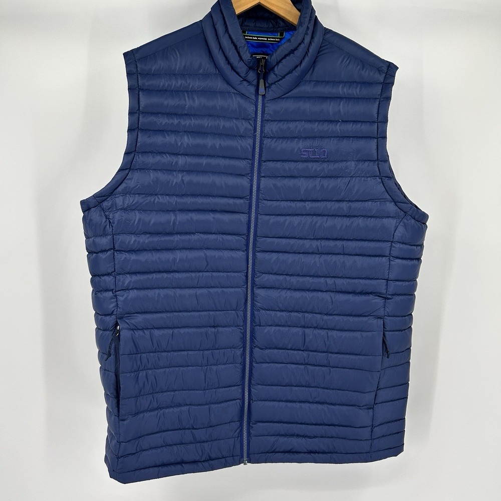 Stio Pinion Ultralight Down Puffer Vest Mens XL Outdoor Logo Pertex Quantum